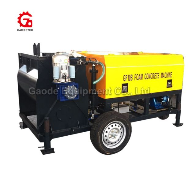 Gaodetec GF10B clc foam concrete block making machine with pump prices